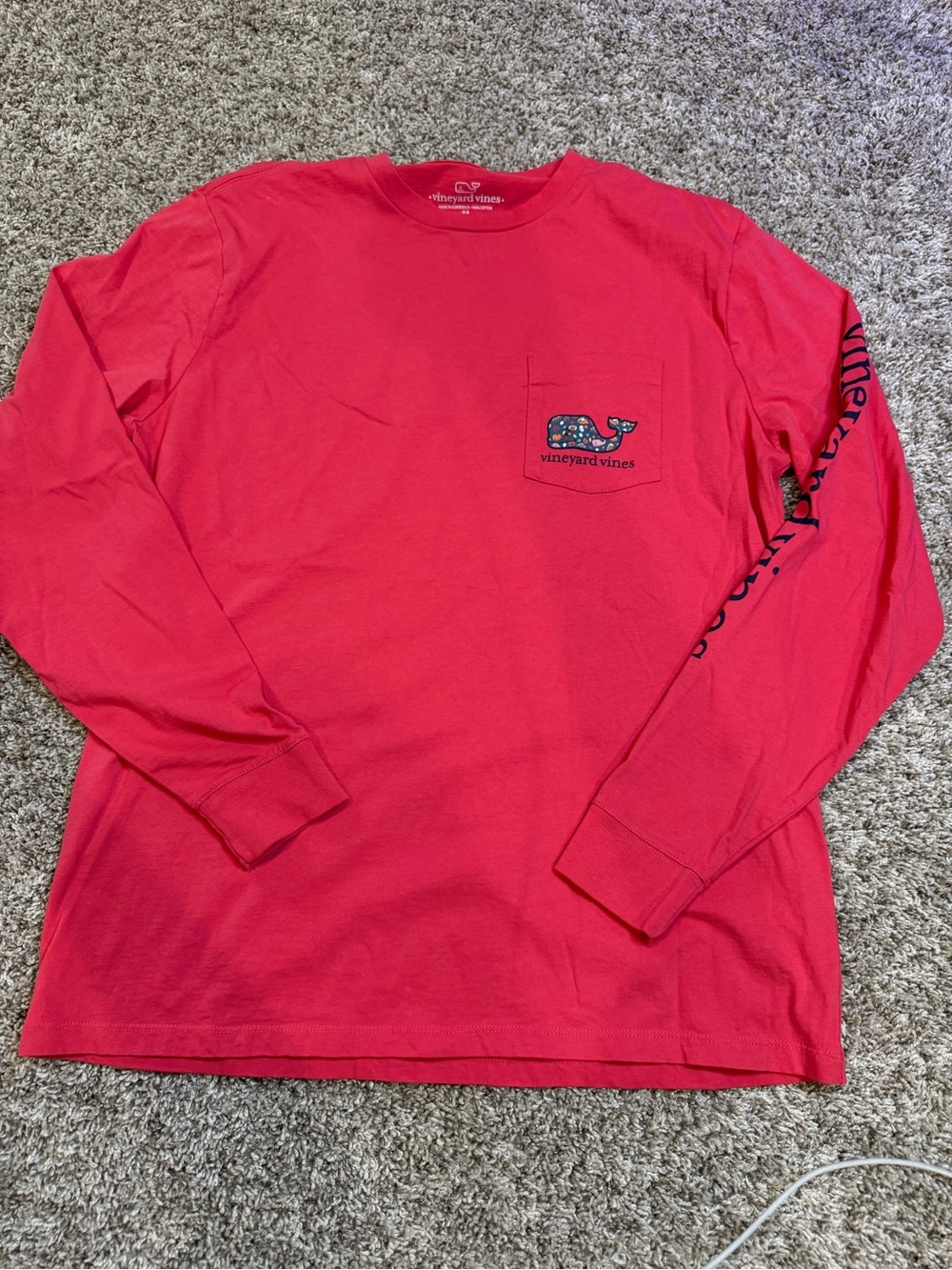 Vineyard Vines Men’s Long-Sleeve Pocket Tee-Thanksgiving Edition